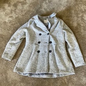Grey pea coat